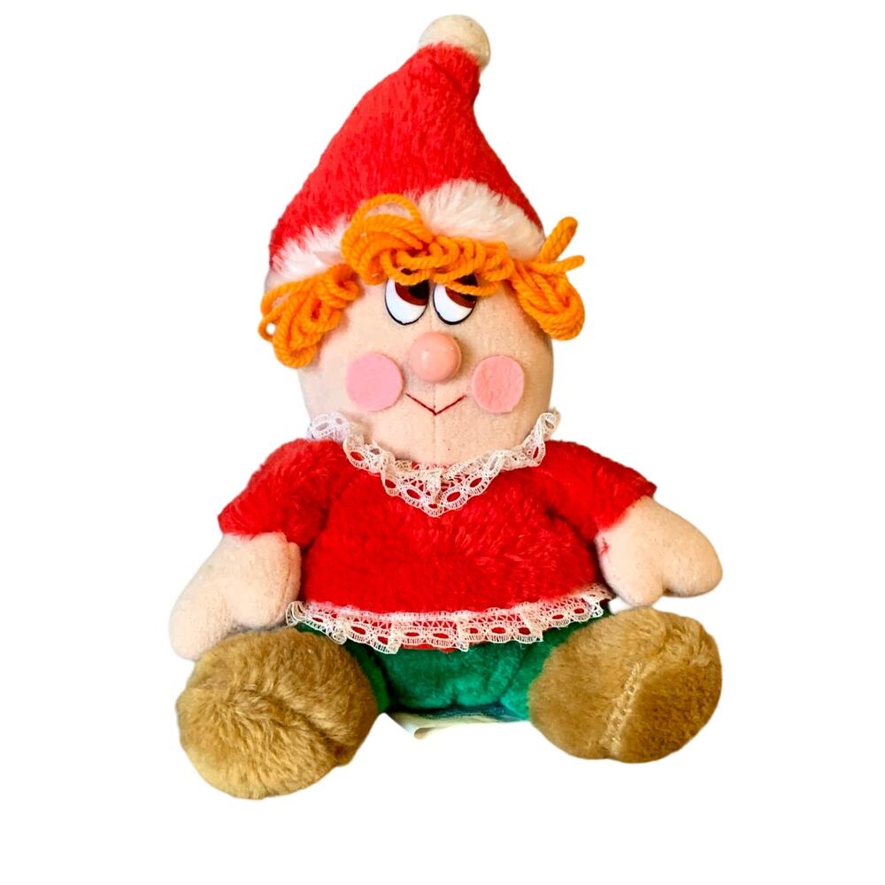 Spearhead Vintage Christmas Elf Plush Toy 1983